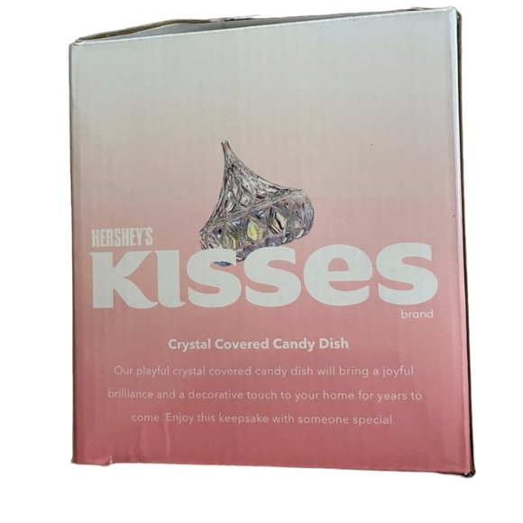 💕NIB Hershey Kiss Crystal Covered Candy Dish💕 - Picture 3 of 4